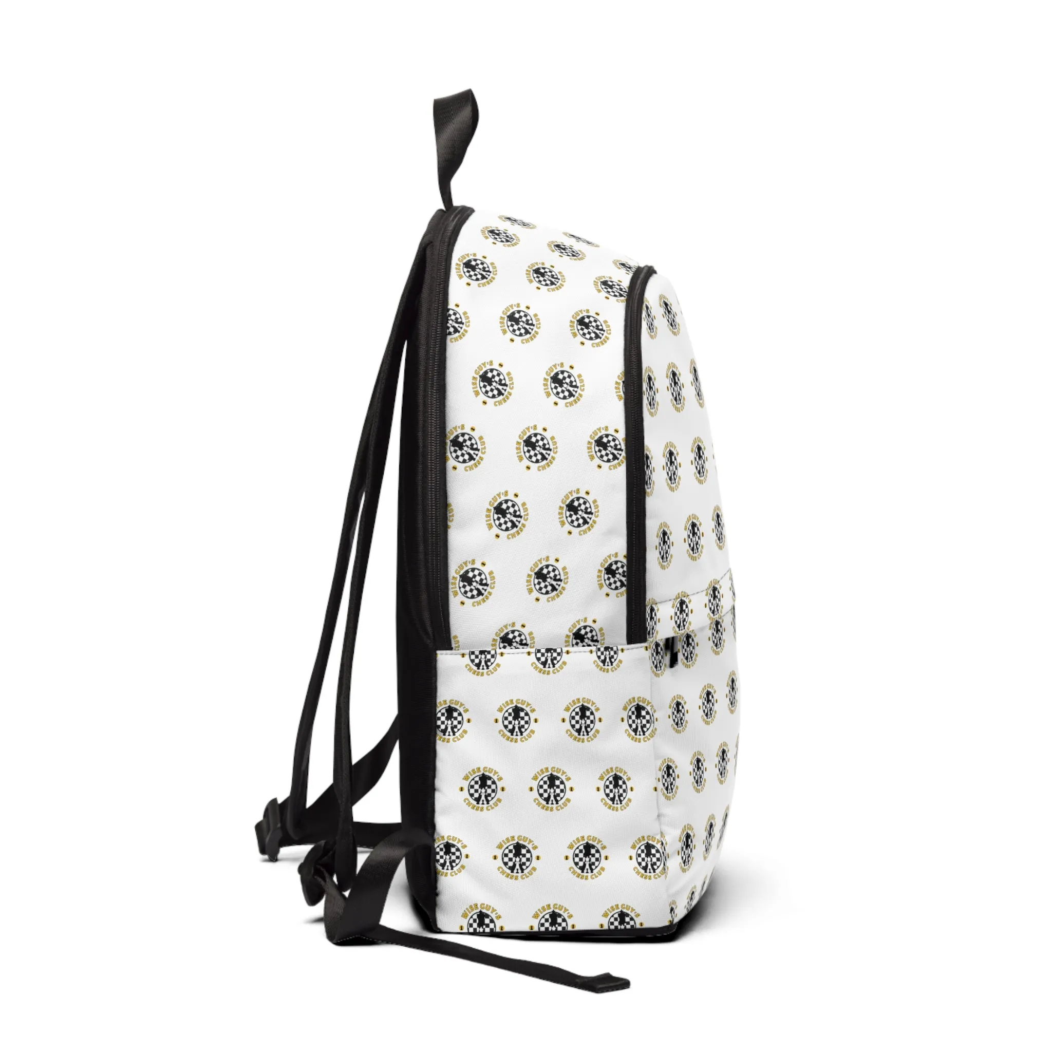 Wise Guy's Chess Club Unisex Fabric Backpack