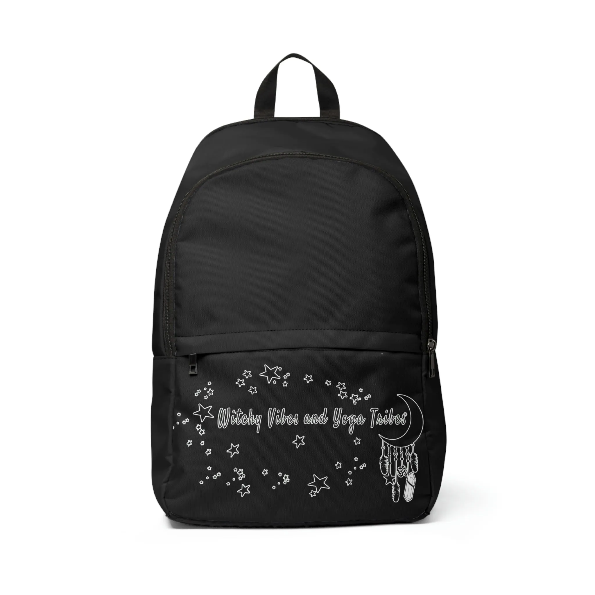 Witchy Vibes and Yoga Tribes Unisex Fabric Backpack