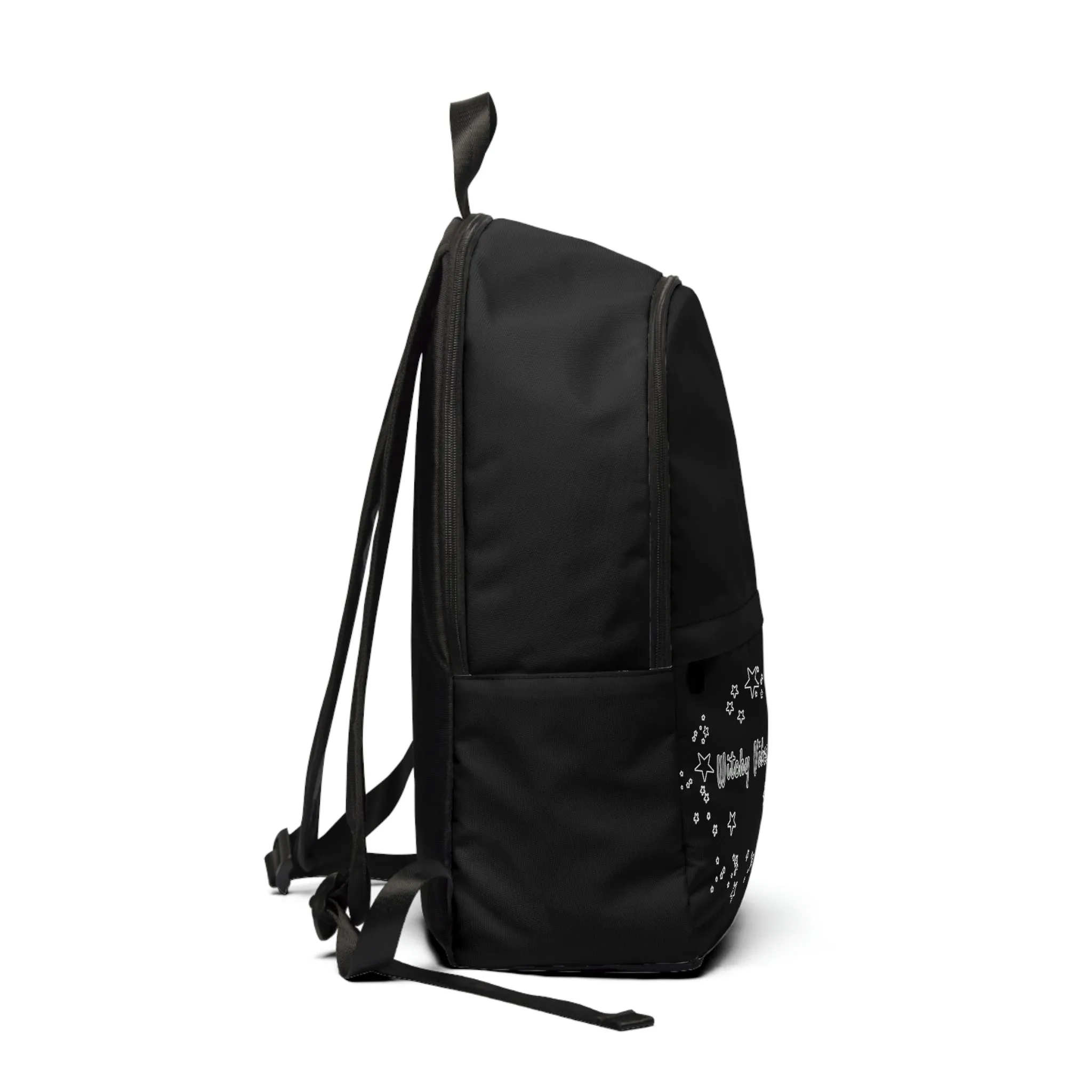 Witchy Vibes and Yoga Tribes Unisex Fabric Backpack