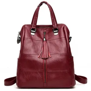 Women's Classic Leather Backpacks