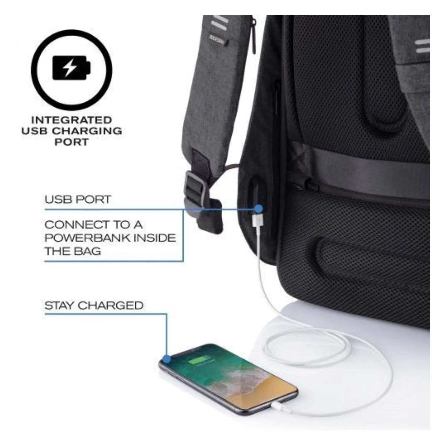 XD Design Bobby Hero Xl Anti-Theft Backpack