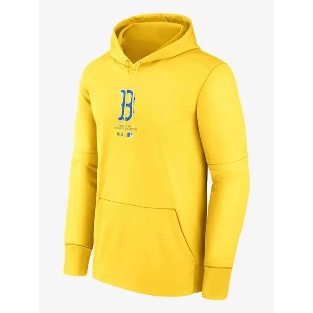 Yellow Boston Red Sox Sweatshirt