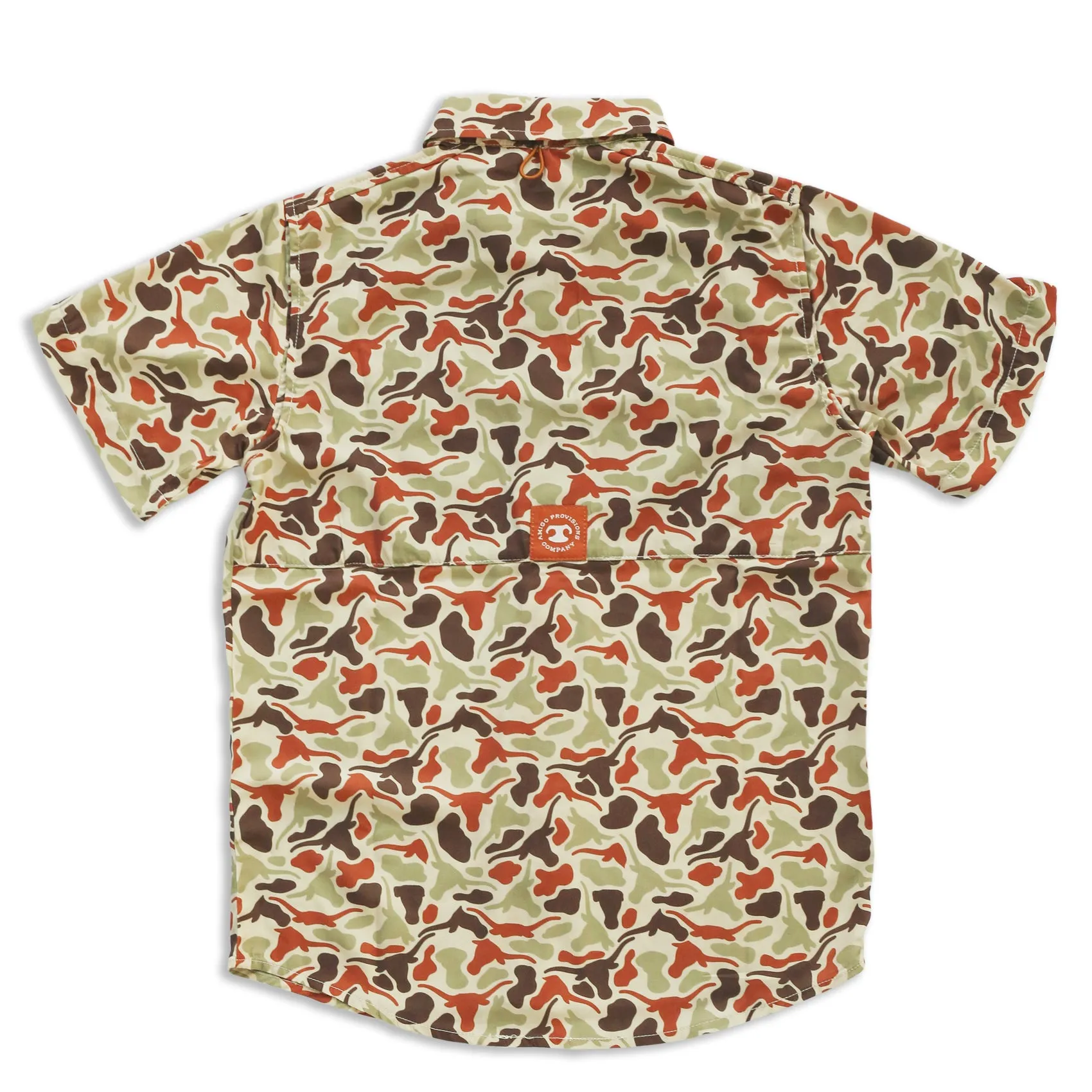 YOUTH - Longhorn Camo - Frio Tech Shirt