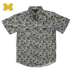 YOUTH - Michigan Camo - Frio Tech Shirt